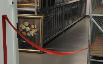 Einzug der ersten Bilder in das neue Depot