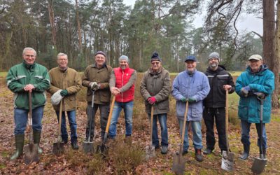 Lions Club Lilienthal entkusselt in der Marcusheide
